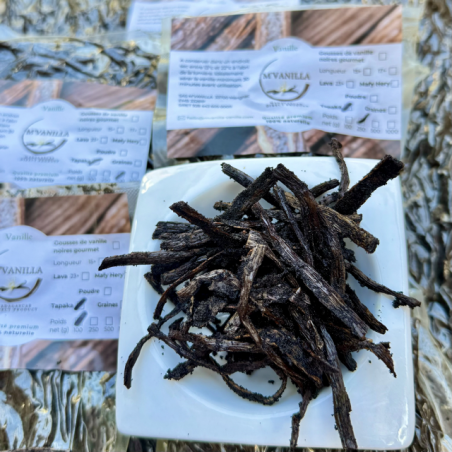 Gousses vanilles noires gourmet "Tapaka" 100g