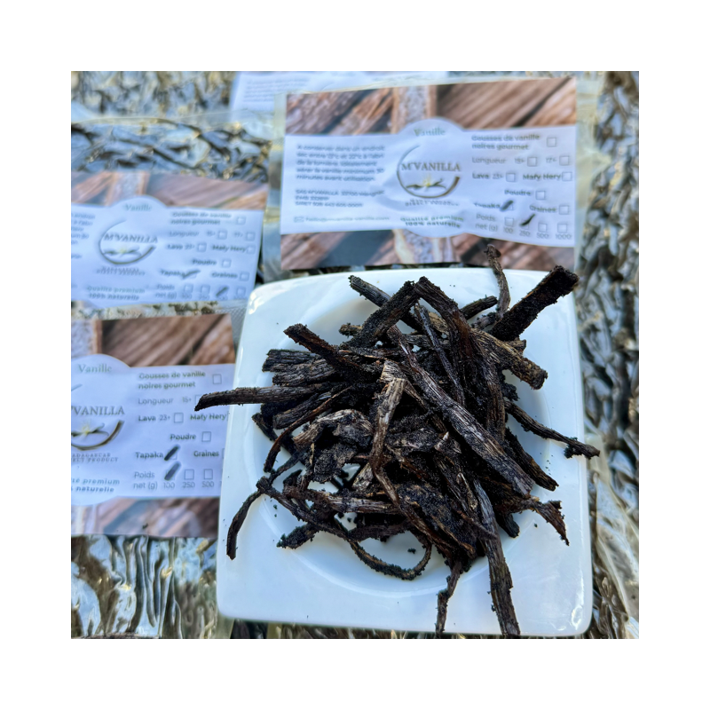 Gousses vanilles noires gourmet "Tapaka" 1kg Gousses vanilles noires gourmet "Tapaka" 1kg
