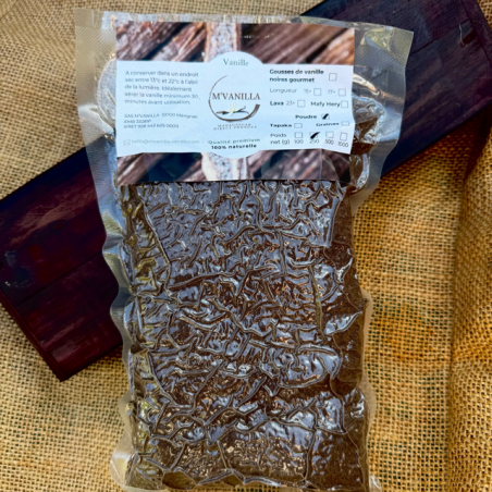 Poudre de vanille pure avec grains 250g