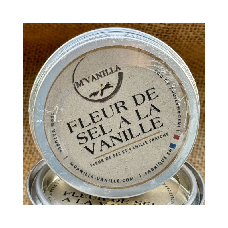 Fleur de sel à la vanille -P- 40g