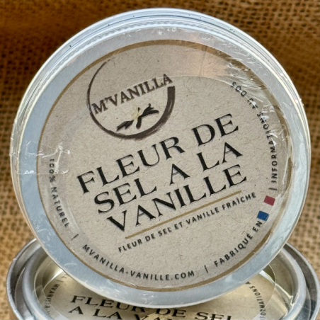 Fleur de sel à la vanille -P- 40g