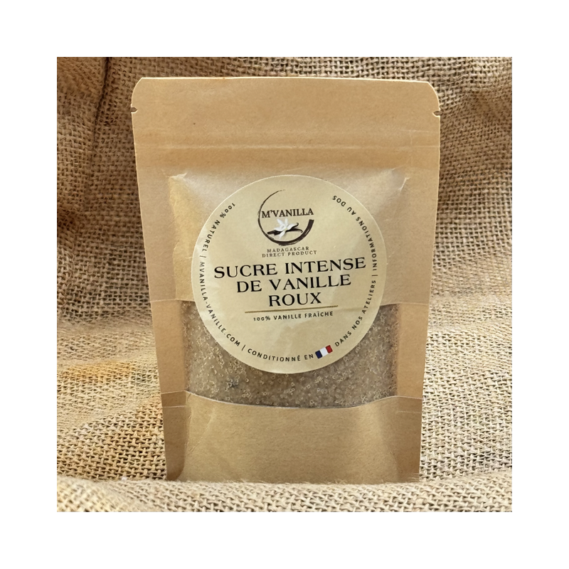 Sucre intense de vanille roux 75g Sucre intense de vanille roux 75g